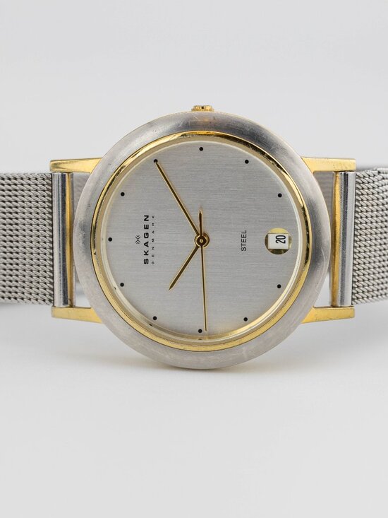 Vintage Skagen 16LGS Three-Hand Quartz Analog Women\'s Watch New Battery main image 8